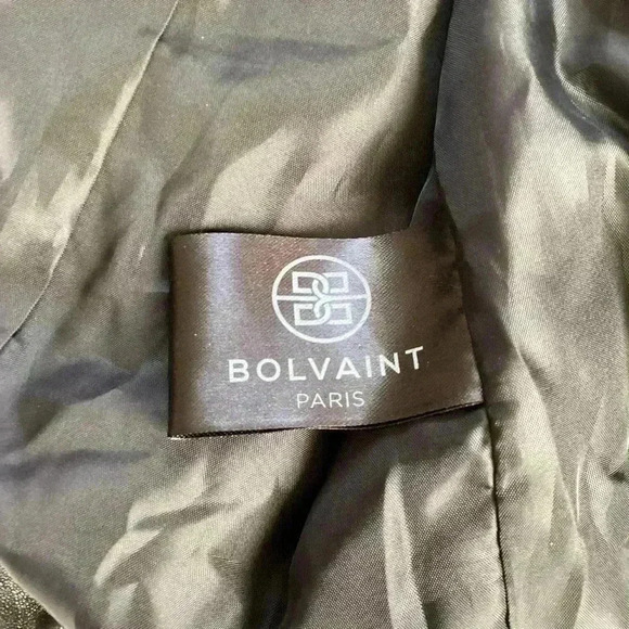 Bolvaint PARIS Adelais Black Lambskin Women's Moto Jacket size 2XL - Picture 7 of 9